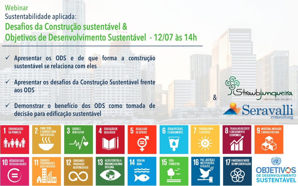 Webinar: Desafios da Construção Sustentável & Objetivos de Desenvolvimento Sustentável