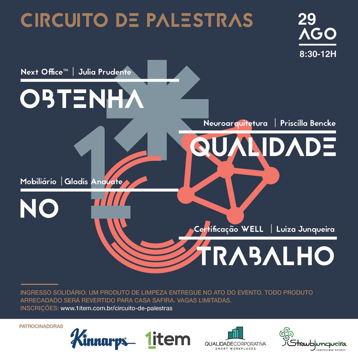 Circuito de Palestras – Qualidade no Trabalho 29/08/17